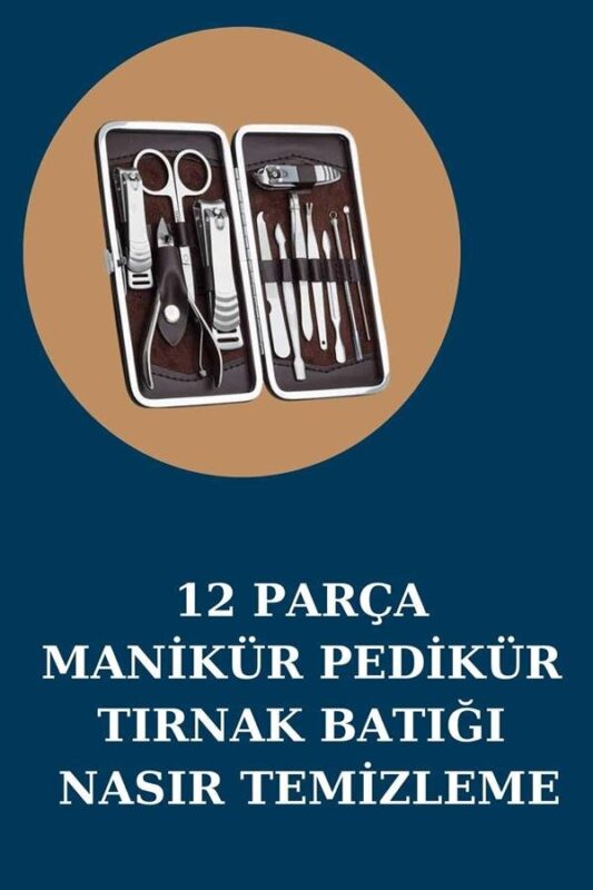 Şık ve dayanıklı özel deri çantasıyla sunulan bu hepsi bir arada bakım seti